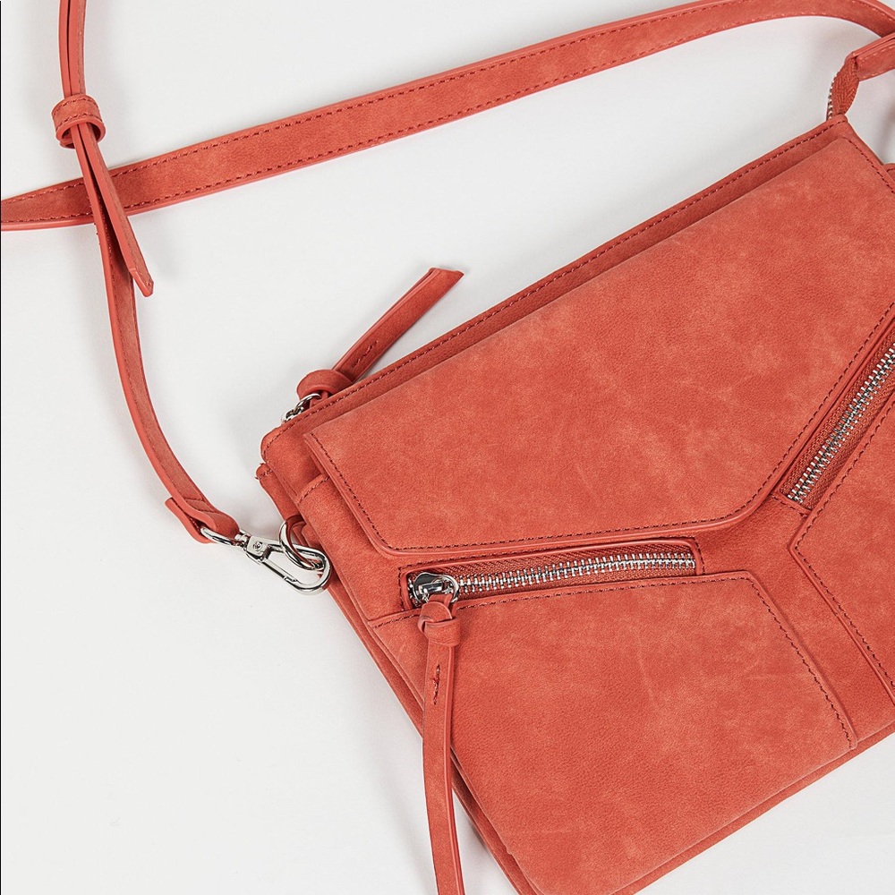 Free People Laurie Vegan Suede / Leather Crossbody